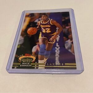 Magic Johnson 1992 Topps Stadium Club Basketball Card Vintage